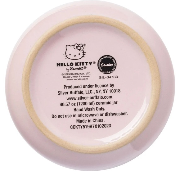 NIB Hello Kitty Pink Ceramic Jar - Picture 7 of 11